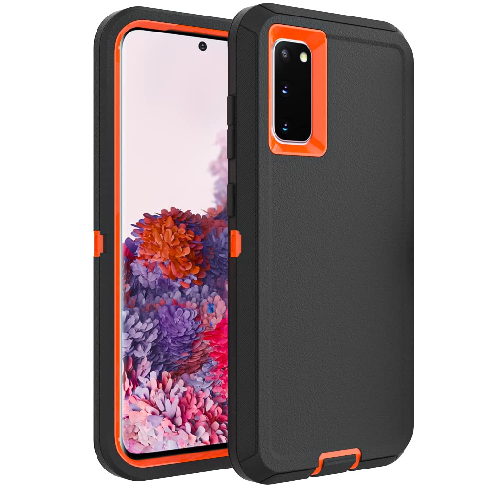 WOGROO Case for Galaxy S20, Heavy-Duty Tough Rugged Shockproof Drop Protective Cover