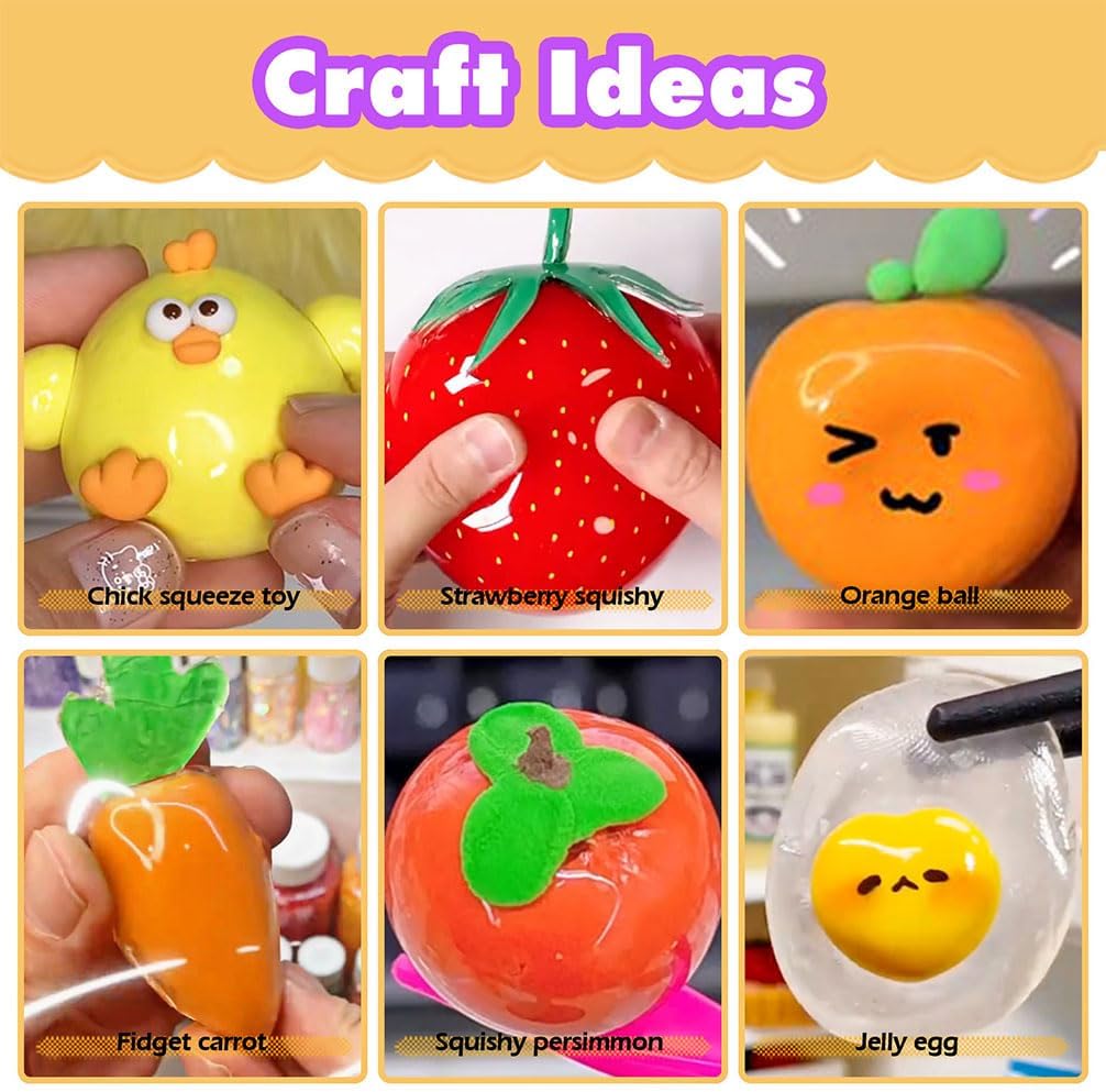 Nano Tape Squishy Kit DIY Vegetables