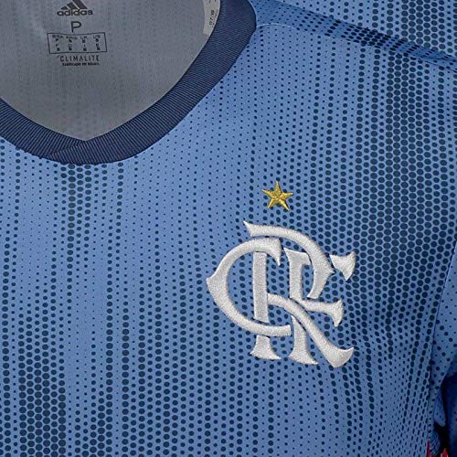 Camisa Adidas Flamengo Azul III 2018 Sem patrocínio Masculina FK9532 (P)