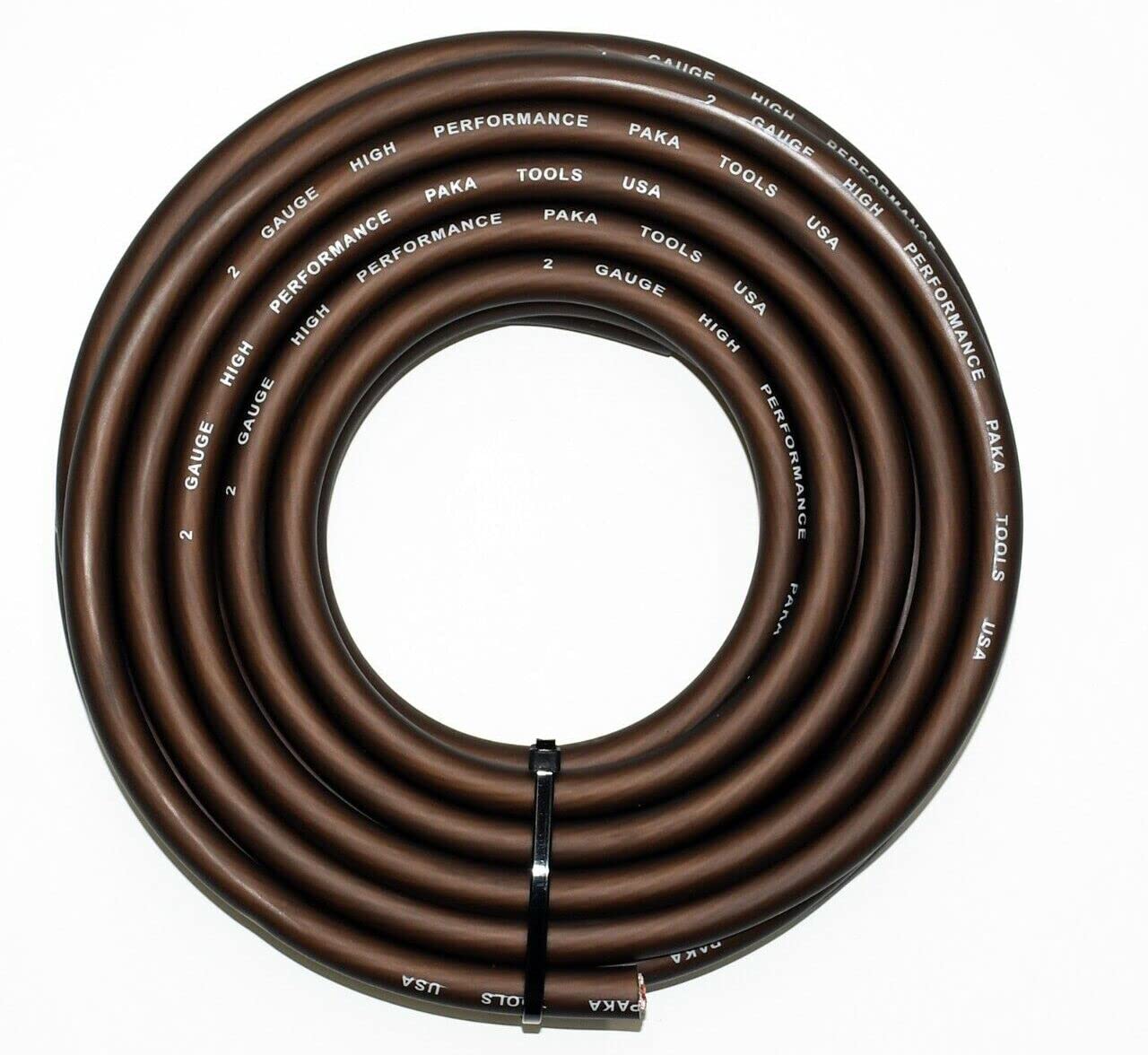 2 Gauge Premium Extra Flexible Black/RED, Amplifier Power/Ground Amp Wire Feet Cable Roll, All Season (10 FEET Balck)