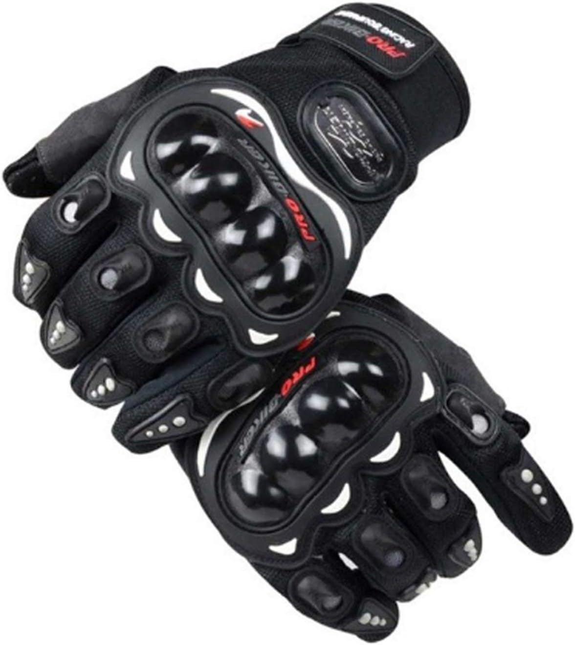 Black Probiker Motorcycle Bike Gloves Full for Men