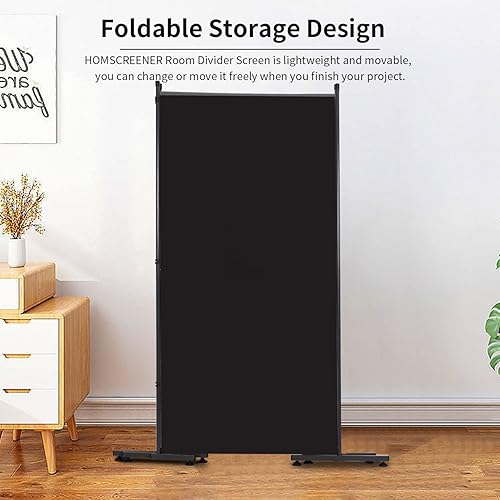Miniatura 4 de Divisor de ambientes de 6 pies, pantallas plegables de privacidad de 3 paneles con diseño independiente, divisor de pared portátil para separación