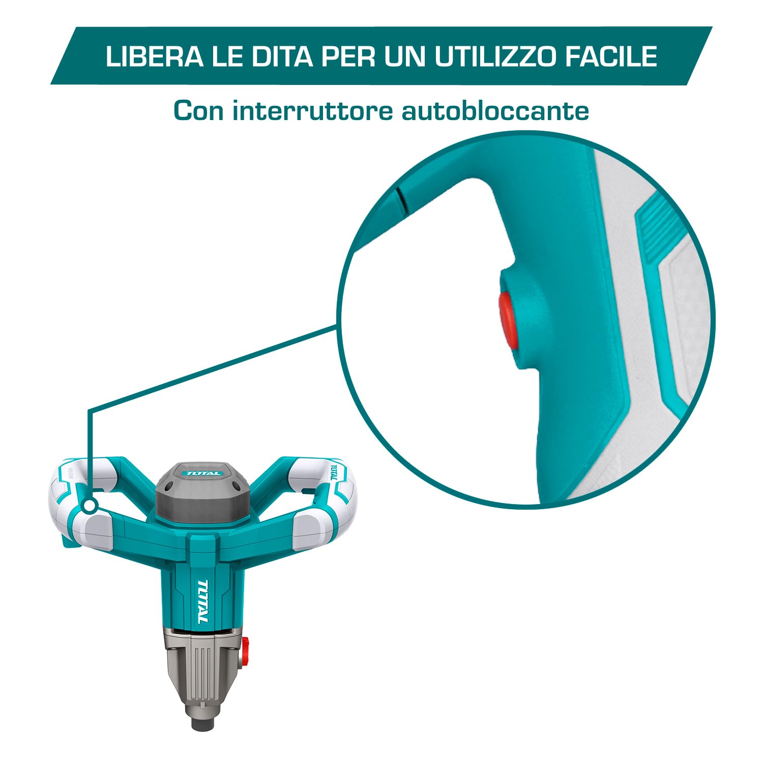 MISCELATORE 1400W TOTAL TD614006