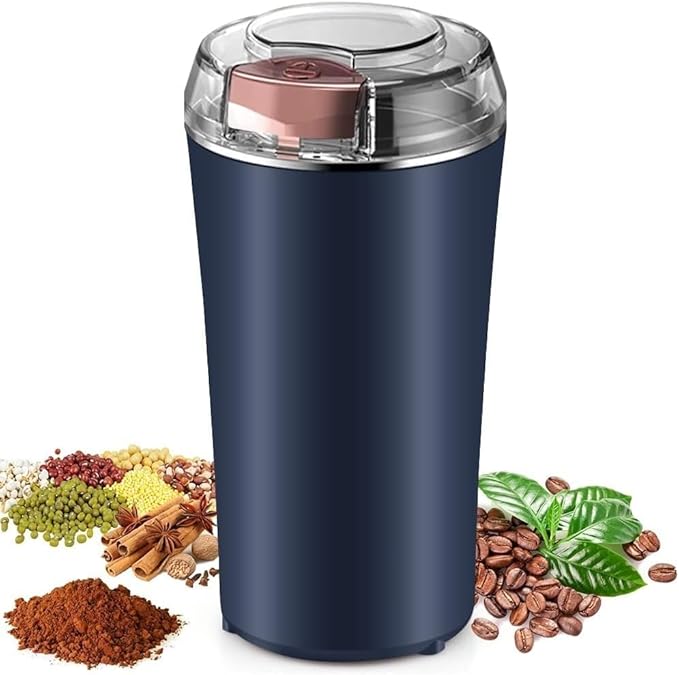 Spice Grinder Portable Electric Grain Mill Grinder Stainless Steel Dry