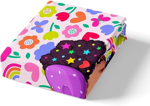 Miniatura 10 de Sábana bajera ajustable de gatos tamaño individual, diseño gótico de galaxia estrellada y luna, 2 piezas para decoración de habitación de niños,