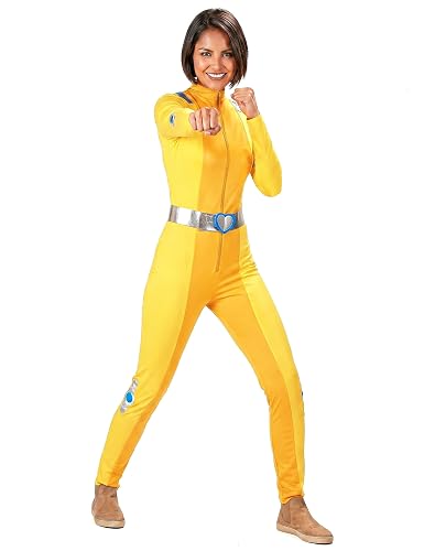 DEGUISE TOI Disfraz de espía amarillo mujer - S