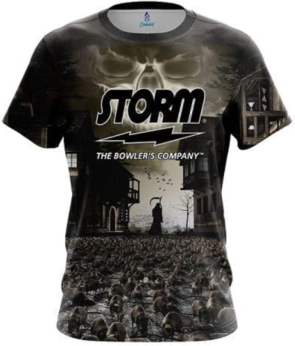 CoolWick Storm Grim Reapers Return Bowling Jersey at  Men’s Clothing store