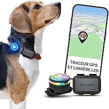 Traceur GPS PAJ Mini pour Chiens 4G - Abonnement Premium de 3 Mois Inclus - Suivi en Direct en Europe - Géorepérage - 100% étanche - Compatible avec la Plupart des Colliers et Harnais - Noir