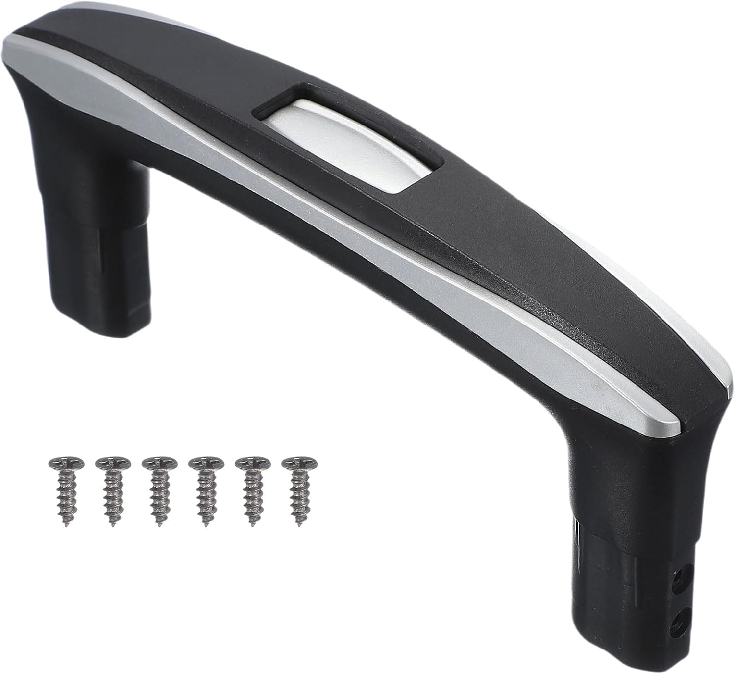 uxcell 4Pcs Luggage Telescopic Handle Replacement, Suitcase Handle Replacement Pull Grip for Telescopic Handle Repair Travel Accessories(Black, 6.1 Inch)