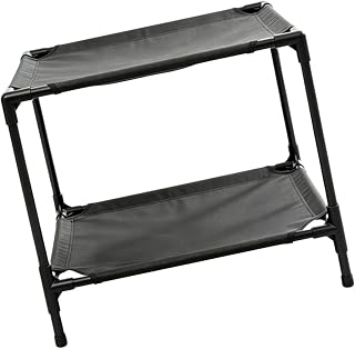 Double Elevated Cat Bed 2 Layers Easy to Clean Washable Comfortable Portable Cooling Breathable Beside Dog Bed Raised