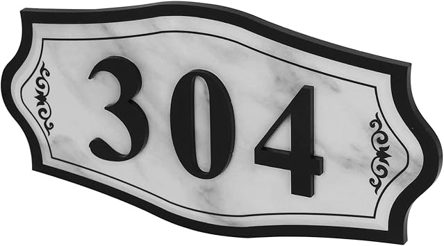 Amazon オーダーメイド 室名札 部屋番号札 おしゃれ 木製 ドア用 ルームプレート ホテル マンション オフィス 表札 ドアプレート 数字だけ入れ可能 ナンバープレート 寝室 寮 アパート 立体 住所番号 プレート 取り付け簡単 粘着式 標識 サイン 文房具