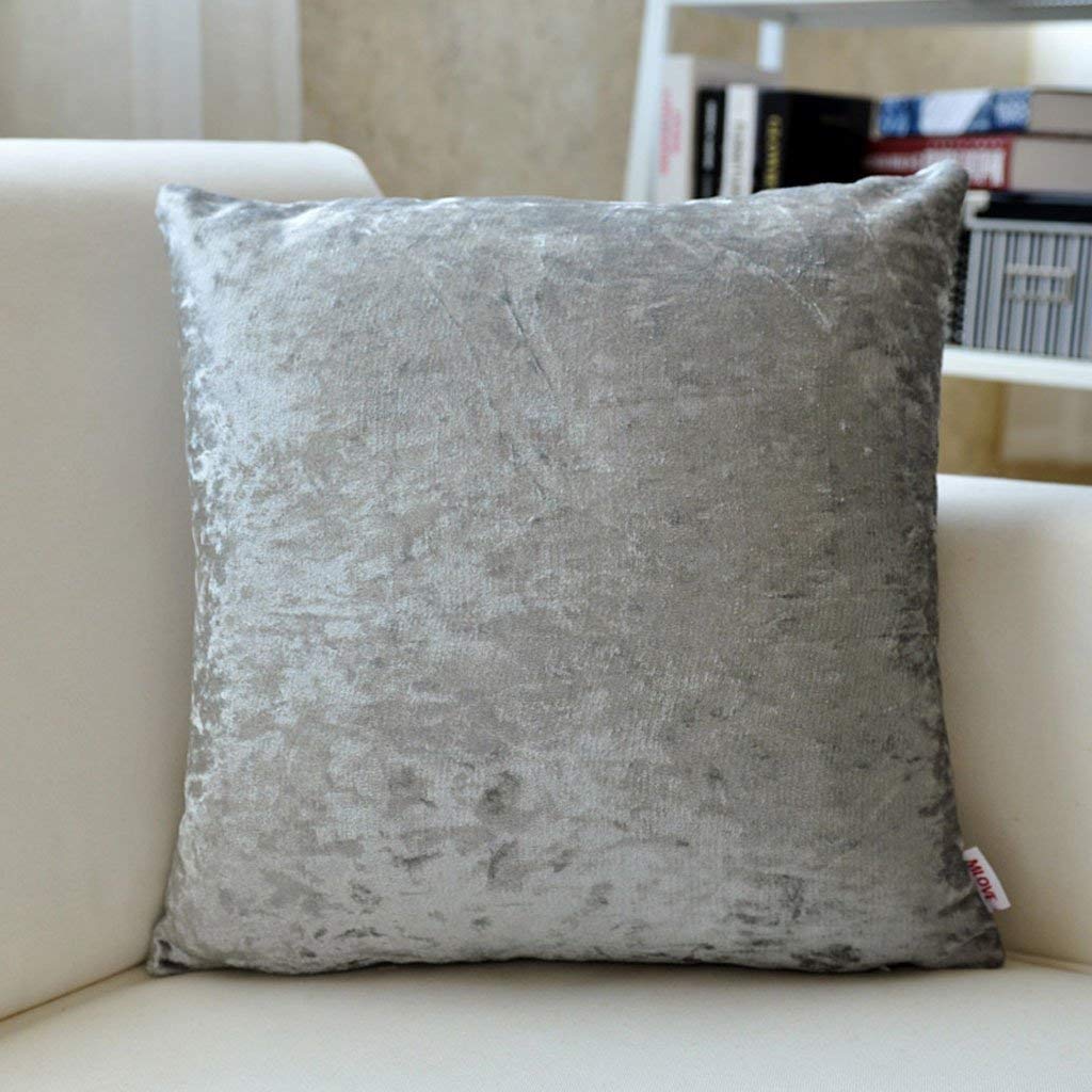 Coussin en daim Snug Gris 60x60 cm grand format déco salon