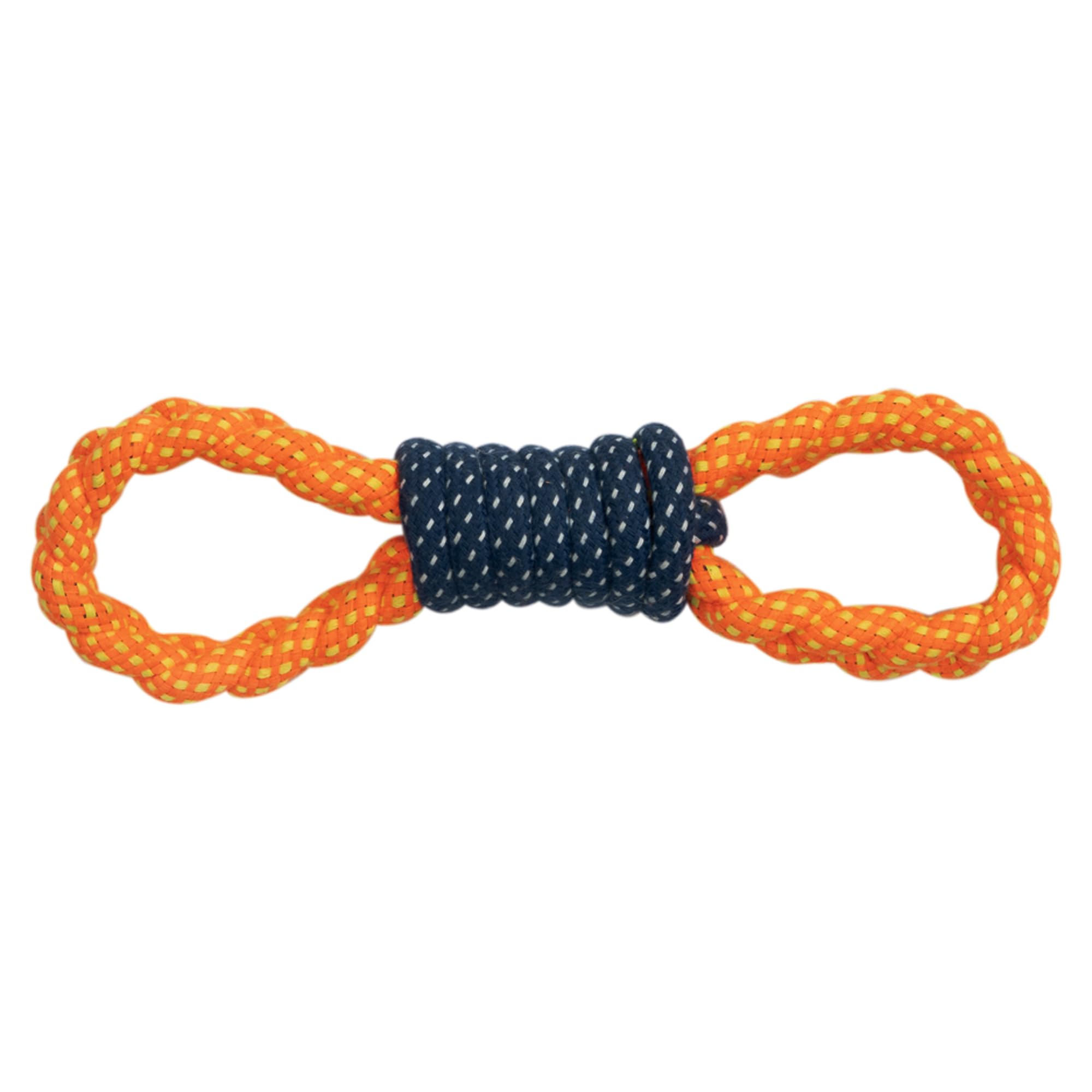 KIBBO Double Loop Tug Rope Toy for Dogs & Cats | Durable and Non-Toxic | Suitable for All Breeds | Interactive Dog Toys for Chewing, Playing, Teething & Training | (Color May Vary) (B0D3QFWGSG) Amazon Price History, Amazon Price Tracker
