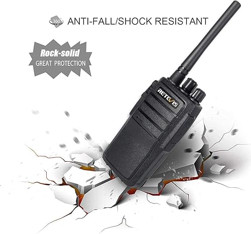 Miniatura 3 de Retevis Paquete de 20 Walkie Talkies RT21, radio bidireccional de largo alcance recargable, radios resistentes de 2 vías, señal fuerte estable, para