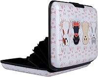 Vista 5 de Funda de aluminio para tarjetas de crédito con bloqueo RFID, tarjetero de metal para tarjetas de crédito, tarjeta de identificación, tarjetas