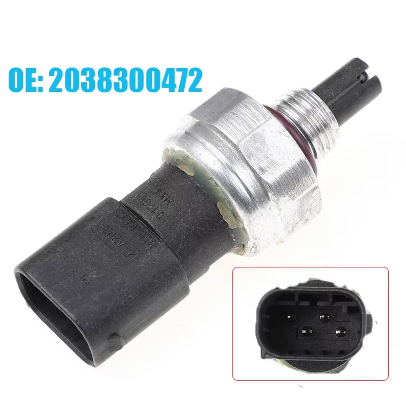 Interruptor de presión del Aire Acondicionado para Mercedes-Benz ML 320 1998-2003, ML 350 2003-2005, ML500 2002-2005, 2038300372, 2038300472. Sensor de presión del Interruptor del Aire Acondicionado.