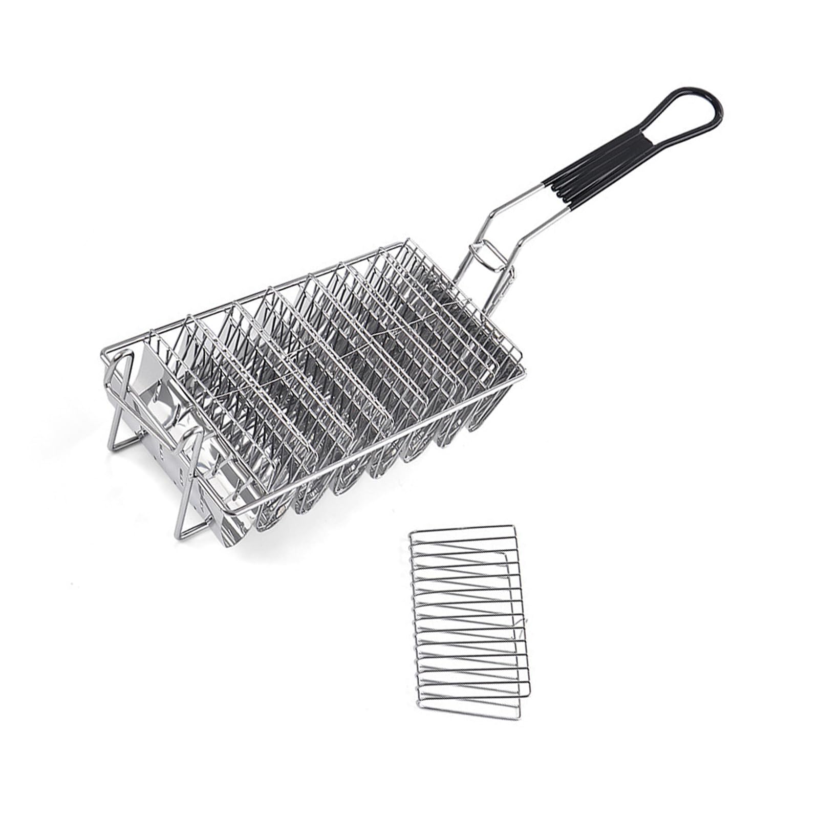CAZSTYK Professional 8 Grids V Shape Fry Basket Shapers Ensuring Efficient Cooking and Easy Cleaning Fry Basket Holders Gadget