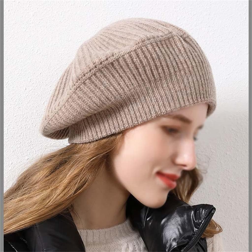 Ski Travel Hat Knitted Beret Casual All-Match Women's Comfortable Warm Retro