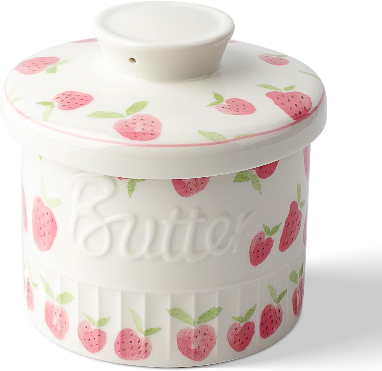 Toptier Butter Crock for Counter With Water Line, On