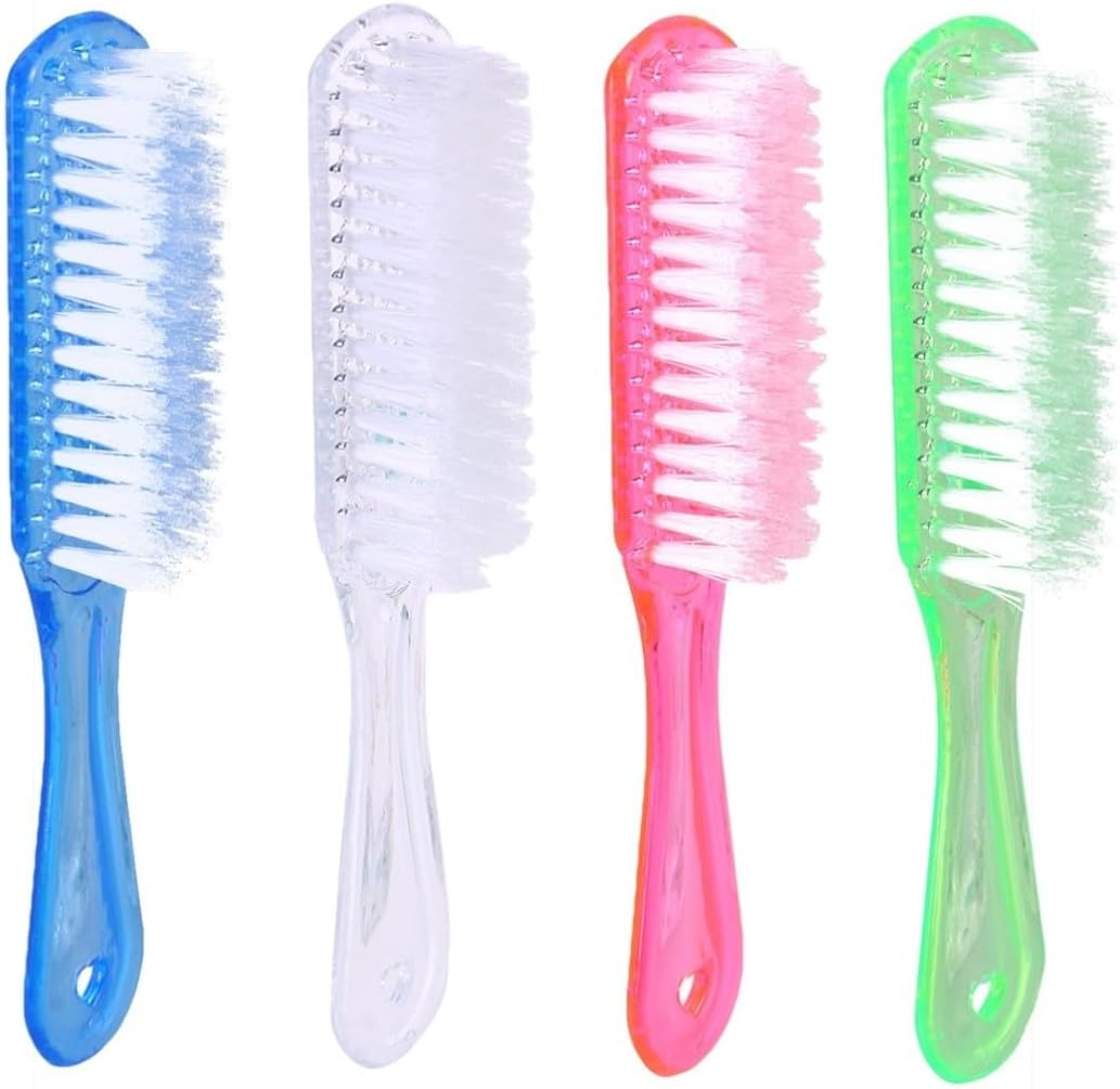 4pcs Soft Bristle Cleaning Brush Plastic for Shoes and Clothes