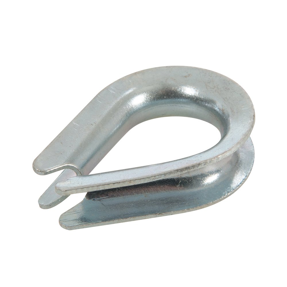 Fixman Silver 353151 Wire Rope Thimble 10Pk M6