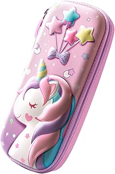 Amazon Co Jp Tommyfield ユニコーンペンケース 筆箱 ユニコーン 小学生 女の子 女子 ピンク 文房具 オフィス用品