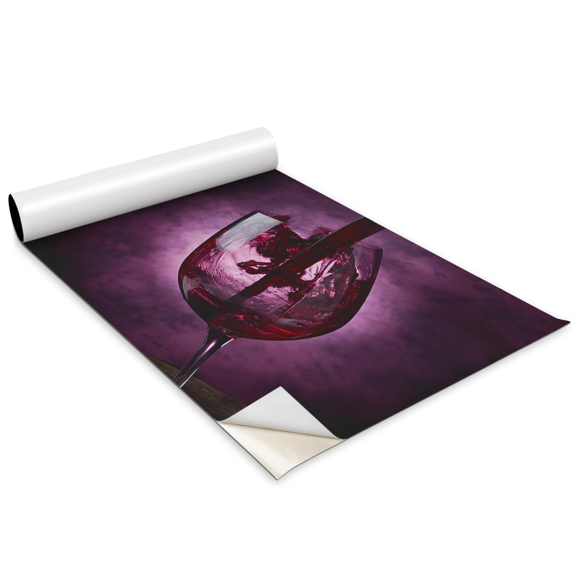 Papier peint autocollant cuisine et salon deco bistrot avec le sticker adhesif rouleau