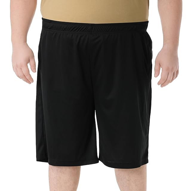 Mens Basketball Shorts Athletic Lightweight Dry-Fit Training Workout Shorts Zipper Pockets Regular Big and Tall