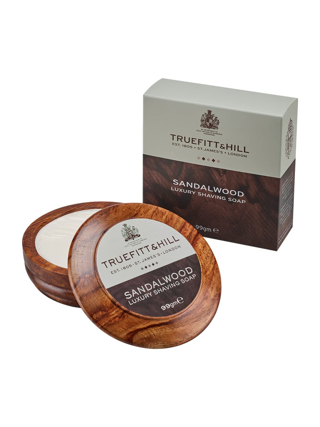 Truefitt & Hill Sandalwood Luxury Shaving Soap in Wooden Bowl 99gm | Signature Product of Truefitt and Hill | Essential Grooming Collection For Men | Suitable For All Skin Types | Best For Dry Skin (B09S6FM8J1) Amazon Price History, Amazon Price Tracker