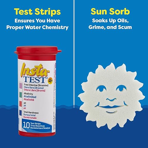 Miniatura 5 de In The Swim Kit de mantenimiento de spa y bañera de hidromasaje y paquete de bromo Plus, preestabilizado, bajo olor, alternativa al cloro