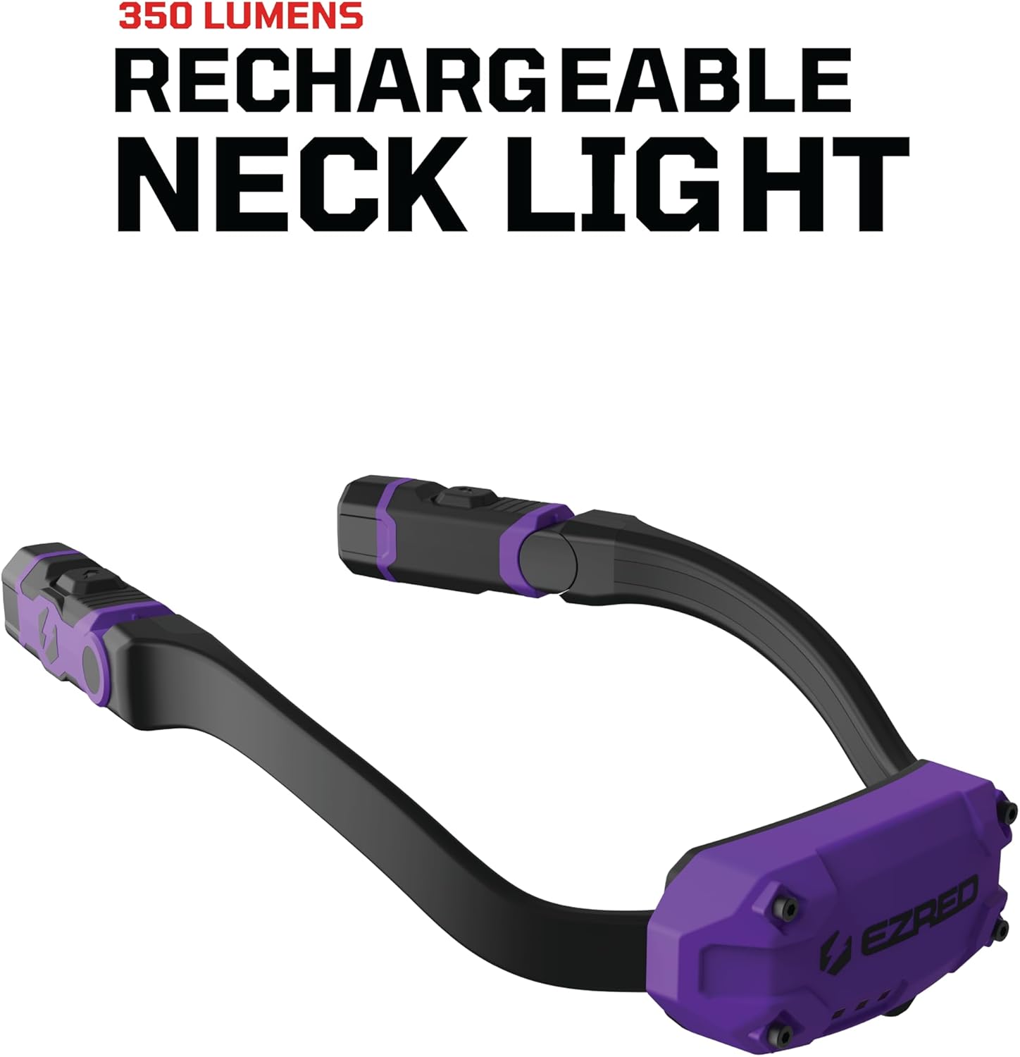 EZRED EZL35RNL-P Rechargeable 350 LM Neck Light - Purple EZR-EZL35RNL-P