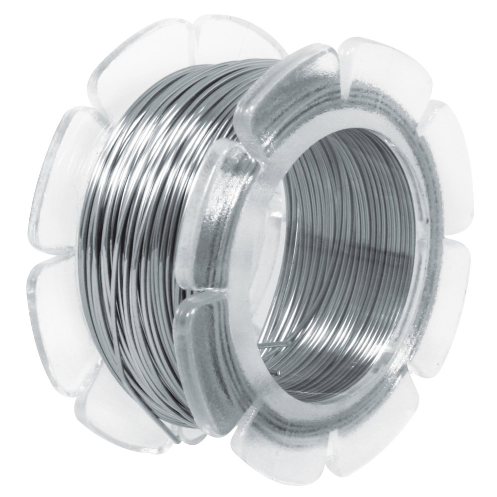 RAYHER Filo per modellazione in Acciaio Inox, ø 0,​5 mm, 10 m