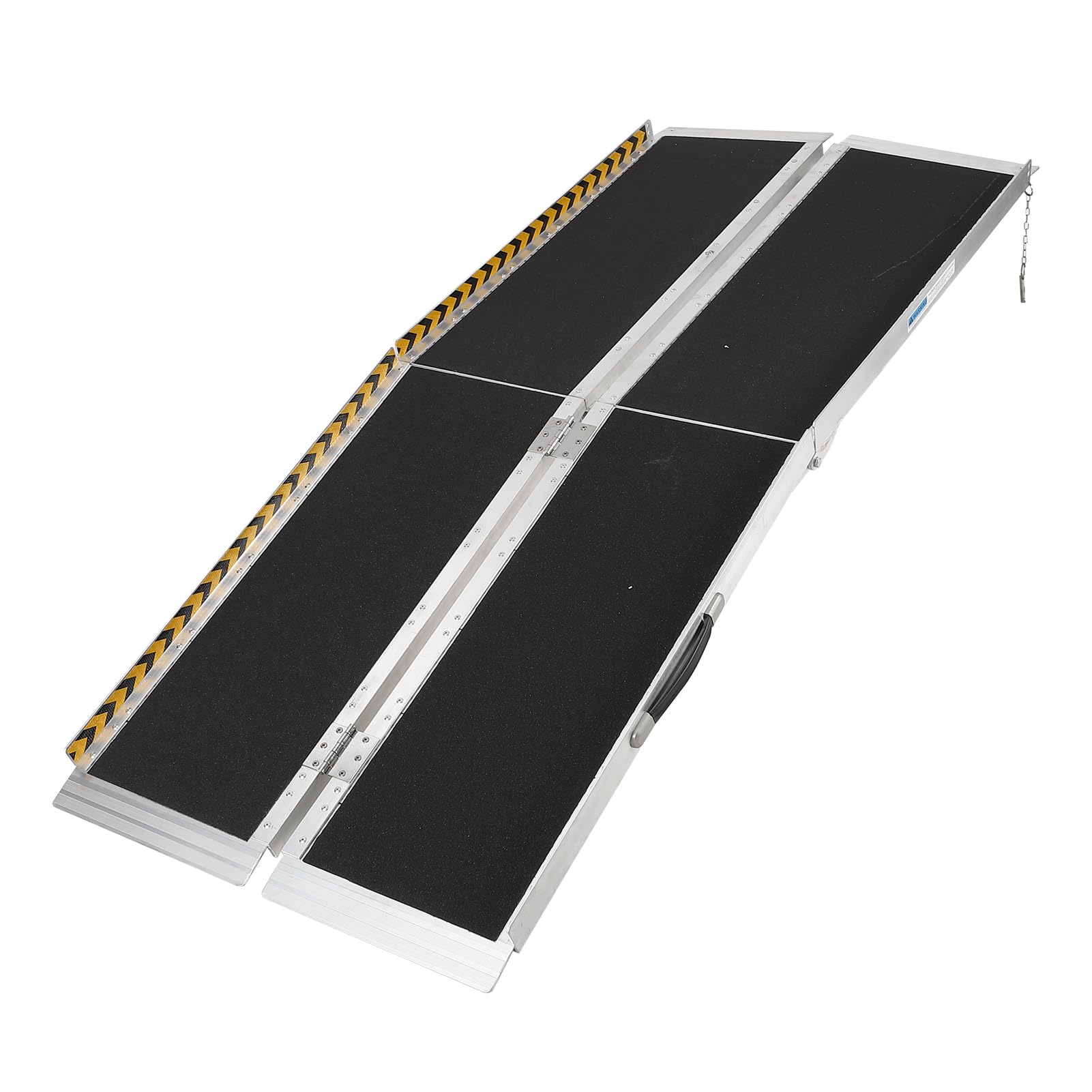 Photo 1 of 10 FT Portable Wheelchair Ramp for Home Step, Aluminum Handicap Ramp with Support Legs,Non-Skid Surface and Reflective Strips,Weight Capacity 600 LBS