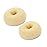 Extra Hair Donut Bun Maker Blonde for Kids, Ring Style Chignon Shaper for Short and Thin Hair (2.5 Inch/Beige)