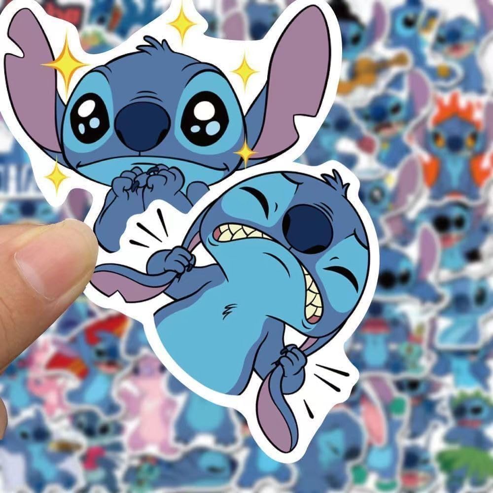 Stitch Stickers, 100Pcs Cute Cartoon Stickers, Waterproof Stickers for Laptop Skateboard Bike Guitar Laggage Bicycle, Kids and Teens - Image 5