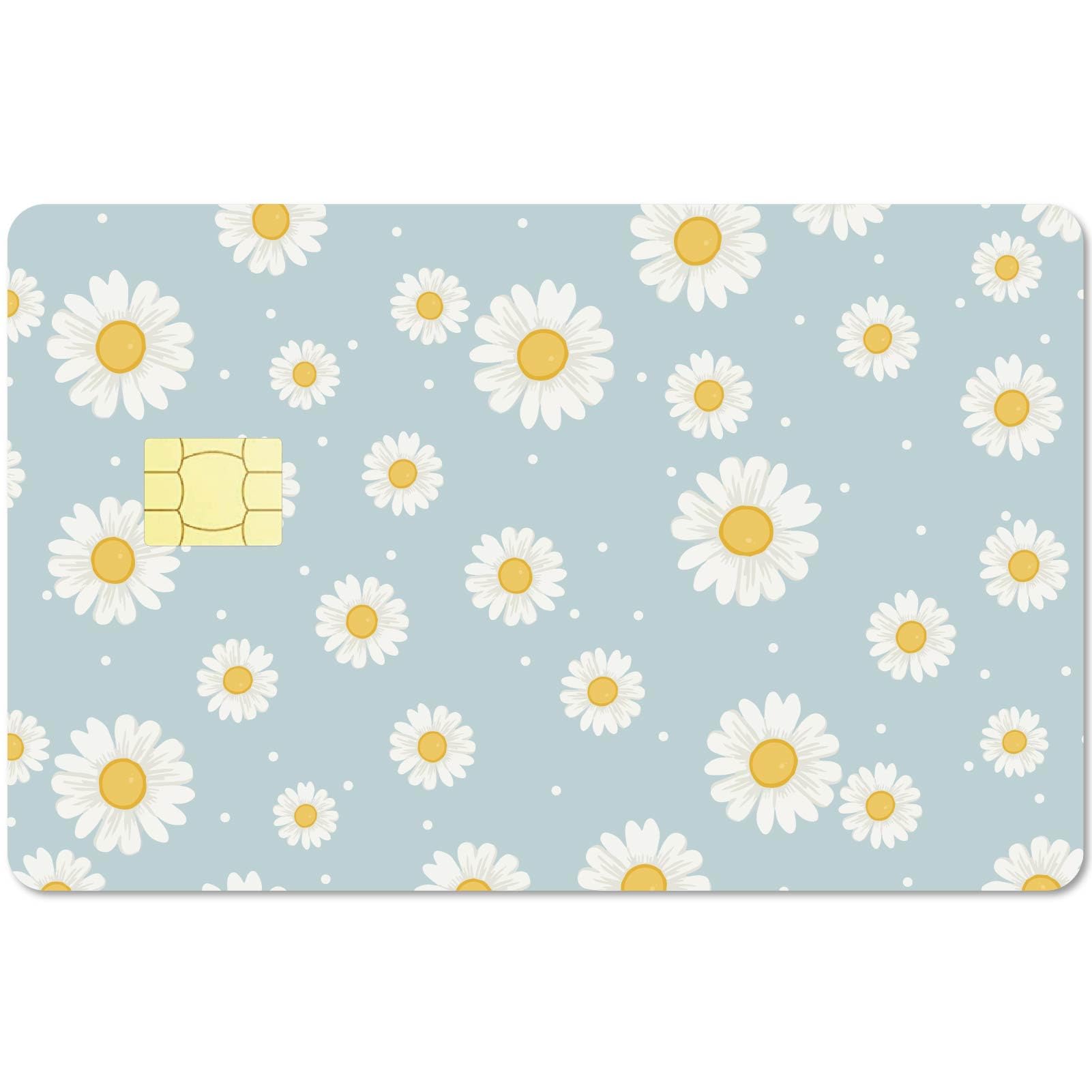 CREATCABIN Adesivi Per Carte Di Credito - Skin Impermeabili Con Stile Margherite, 4 Pezzi - Foto 9