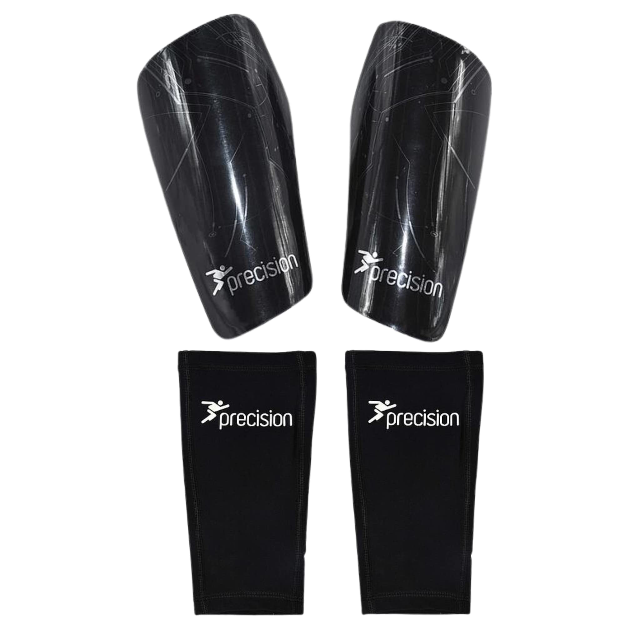 Precision Pro Matrix Shinguards Large Football Accessory