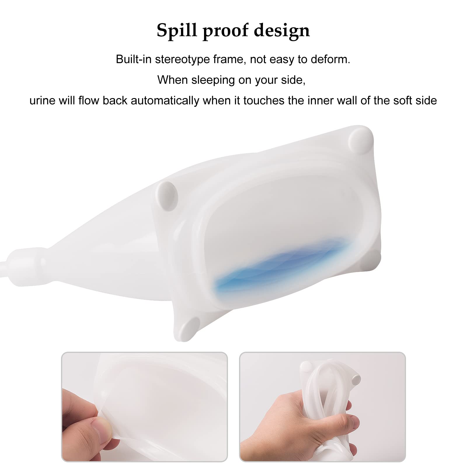 GIMOCOOL Urinoir Portable Unisexe 1000ML Pour Voiture Et Voyage - Bouteille Collecteur Urine Réutilisable Pour Personnes Âgées Et Mobilité Réduite