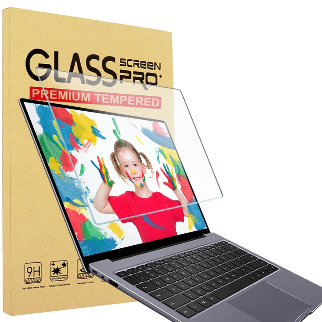 Photo 1 of 13.3 Inch Tempered Glass Screen Protector for HP/Dell/ASUS/Sony/Samsung/Lenovo/Acer/MSI/LG 16:9 Aspect Laptop Screen, 9H Hardness, 99% Ultra HD, Anti Fingerprint, Anti-Scratch Resistant