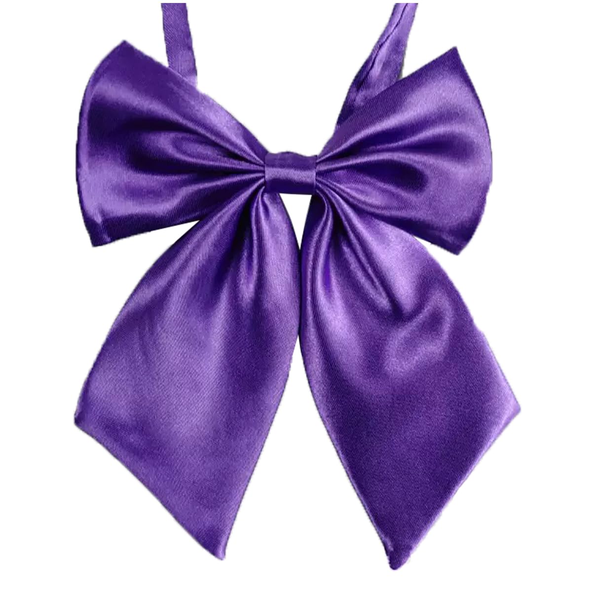 LOPURO Lady Adjustable Pre-tied Bow Tie,Women Uniform Bowtie for Cosplay