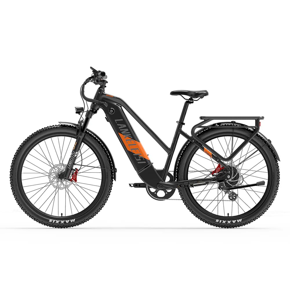 LANKELEISI MX600 Pro E-Bike Herren 27.5 Zoll Elektrofahrräder Ebike mit 960Wh 48V Akku, Reichweite bis zu 150KM, 7-Gang E-Mountainbike für Urban, Trail & Kies