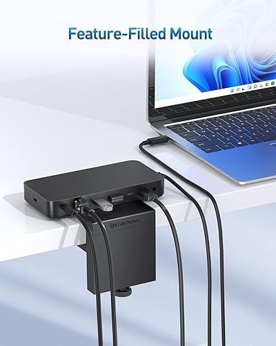 Miniatura 5 de Diseñado para Microsoft Surface Soporte de escritorio Cable Matters para Microsoft Surface Thunderbolt 4 Dock