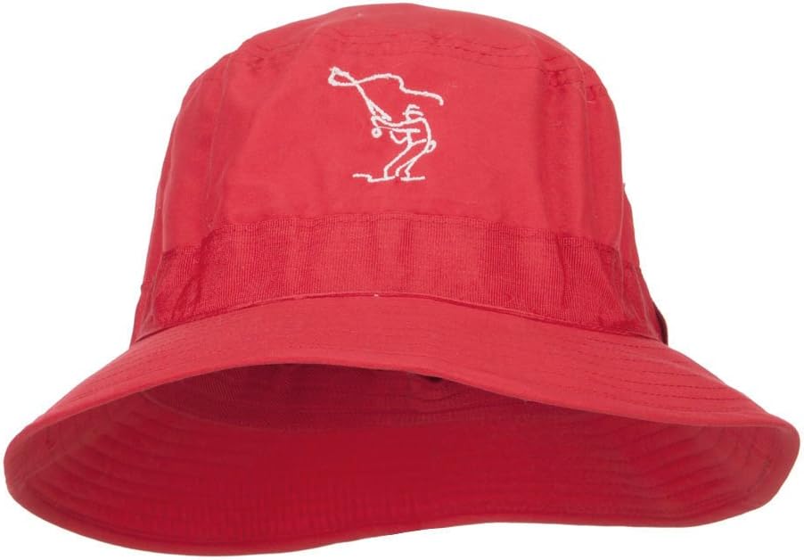 Fly Fishing Man Embroidered Big Golfer Hat (for Big Head)