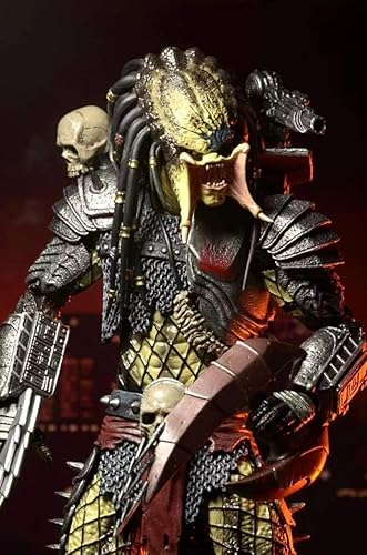 Miniatura 4 de Predator - Figura de acción de 7 pulgadas, figura de acción Ultimate Jungle Hunter, modelo de juguete, adornos de regalo, Decora coleccionable