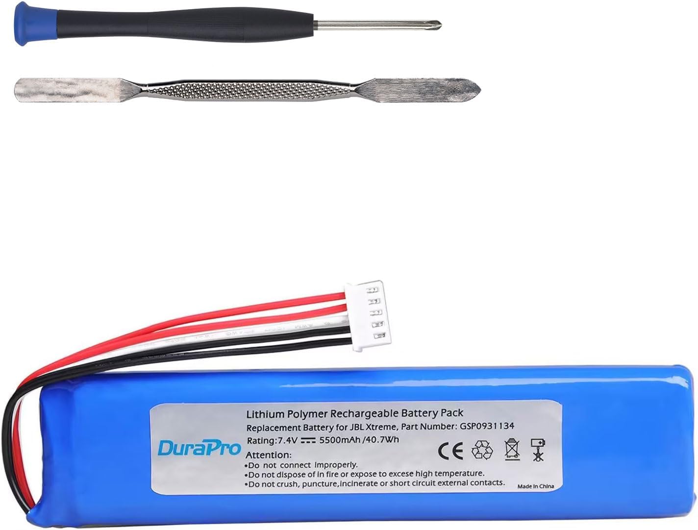 7.4V 5500mAh Battery GSP0931134 for JBL XTREME Xtreme Bluetooth Speaker Batteries