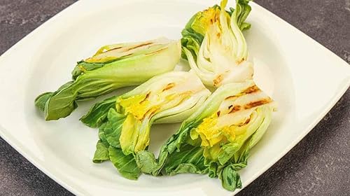 Miniatura 6 de TomorrowSeeds - Golden Heart Bok Choy Seeds - Más de 500 unidades - para plantar 2025 amarillo verde Pok Pak Choi col cantonesa tallo blanco
