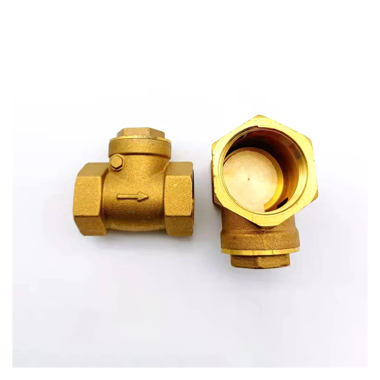 Válvula De Esfera Válvula antirretorno de latón con rosca interna BSP for tubería contador agua (DN15, DN20, DN25, DN32, DN40, DN50, DN65)(DN25)