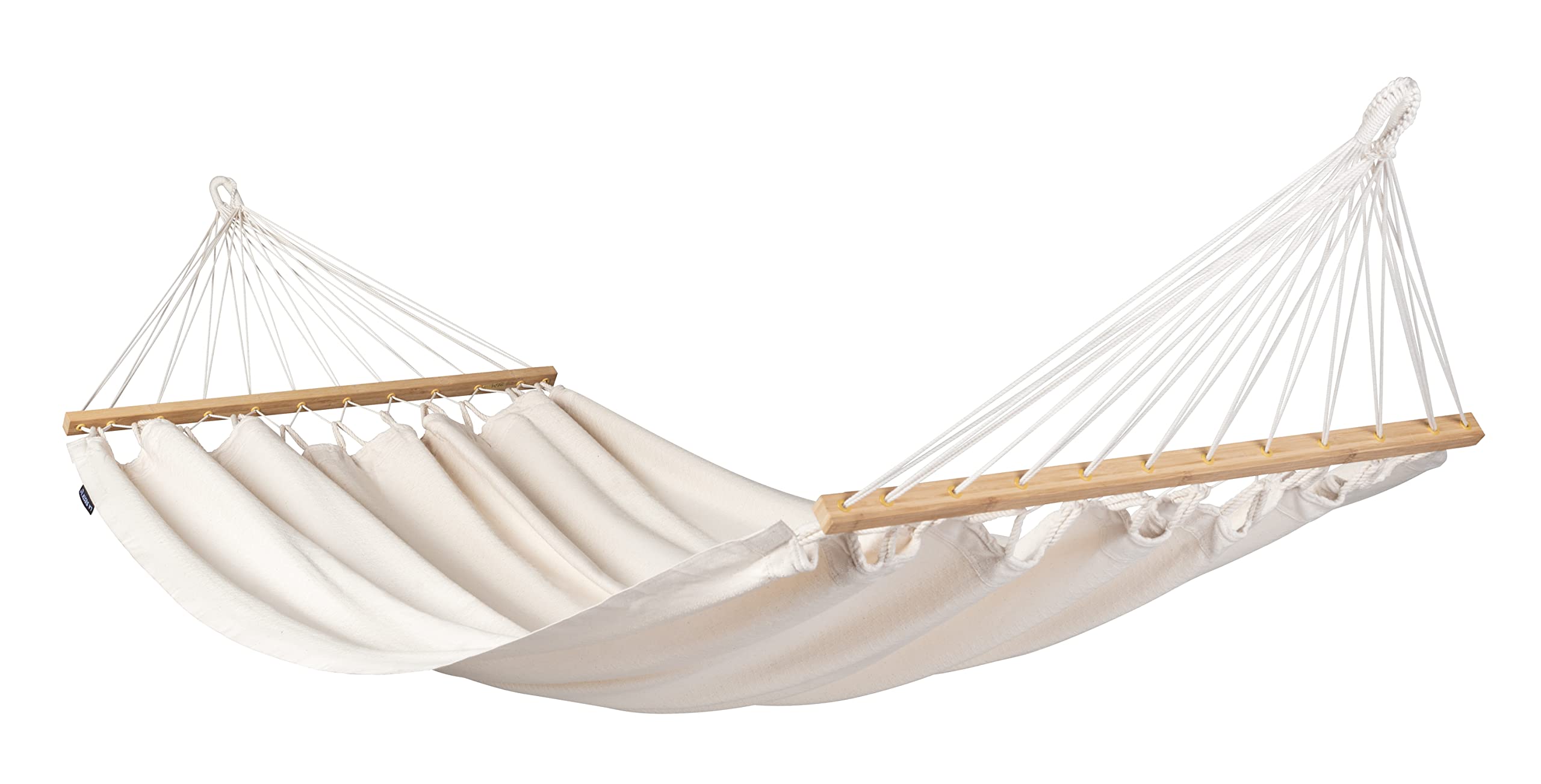La Siesta® Florencia Latte – Organic Cotton Single Spreader Bar Hängematte