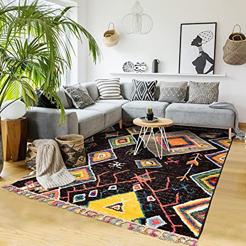 Jadorel Berber-Teppich, Stil: 200 x 290 cm, rechteckig, Aagad, Braun, Esszimmer, geeignet für die...