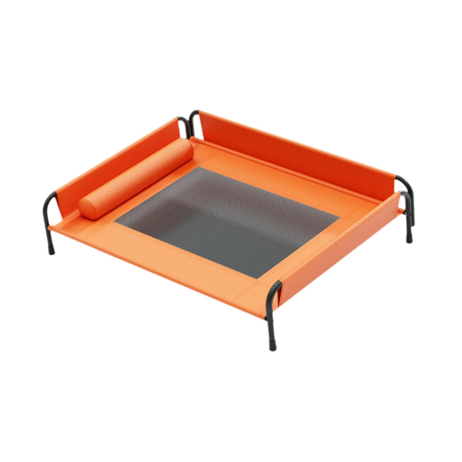 Haustierbett, Liegestuhl, Komfortable Haustierprodukte, Tragbarer Schlafsessel, Liegestuhl für Kleine Hunde, Wohnzimmer, Schlafzimmer, Orange